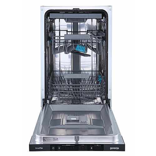 Посудомоечная машина Gorenje встраиваемая, 11компл., A+++, 45см, инвертор, 3й корзина, белая
