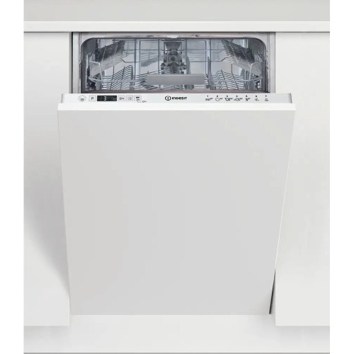 Посудомийна машина Indesit вбудовувана, 10компл., F, 45см, дисплей, білий