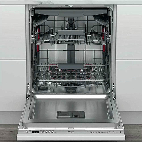 Посудомоечная машина Whirlpool встроенная, 14компл., A+++, 60см, дисплей, 3й корзина, белая