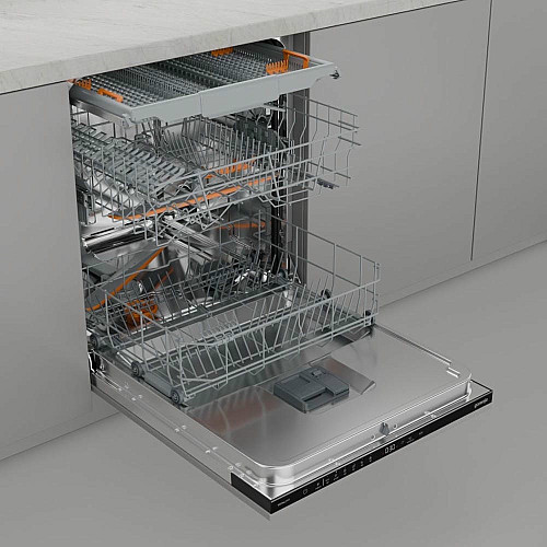 Посудомоечная машина Gorenje встраиваемая, 16компл., A++, 60см, AquaStop, автоматическое открывание, сенсорн.упр, 3и корзины, белый