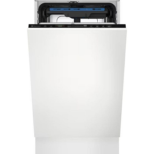 Посудомоечная машина Electrolux встроенная, 10компл., D, 45см, дисплей, инвертор, 3й корзина, черный