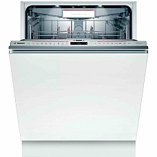 Посудомоечная машина Bosch встроенная, 14компл., A+++, 60см, дисплей, 3й корзина, Zeolith, белый