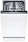 Посудомийна машина Bosch вбудована,  9 компл., F, 45см, білий