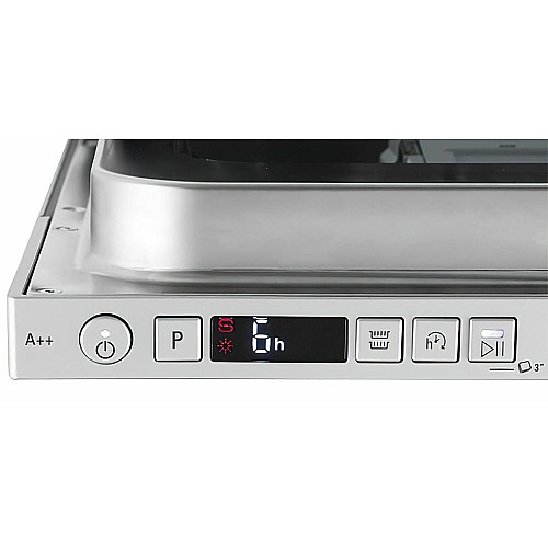 Посудомоечная машина Hotpoint встроенная, 10компл., A++, 45см, дисплей, 3й корзина, белая