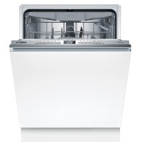 Посудомийна машина Bosch вбудована, 14компл., D, 60см, дисплей, 3й кошик, білий