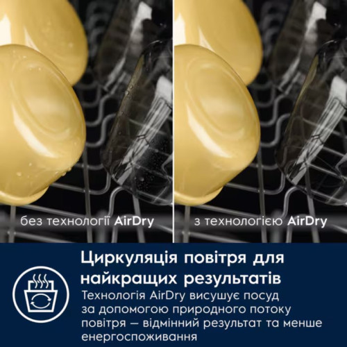 Посудомийна машина Electrolux вбудована, 14компл., D, 60см, дисплей, інвертор, 3й кошик, чорний