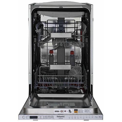 Посудомоечная машина Hotpoint встроенная, 10компл., A++, 45см, дисплей, 3й корзина, белая