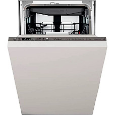 Посудомийна машина Whirlpool вбудована, 10компл., A+++, 45см, дисплей, інвертор, 3й кошик, білий