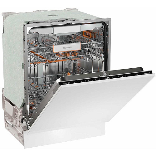 Посудомоечная машина Gorenje встраиваемая, 16компл., A+++, 60см, инвертор, Wi-Fi, AquaStop, сенсорн.упр, 3и корзины, белый