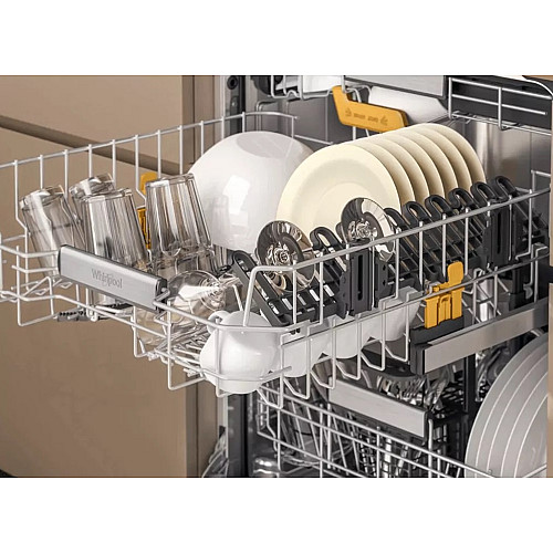 Посудомийна машина Whirlpool вбудована, 14компл., A+++, 60см, дисплей, 3й кошик, білий