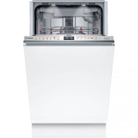 Посудомийна машина Bosch вбудована, 10компл., C, 45см, дисплей, 3й кошик, Zeolith, білий