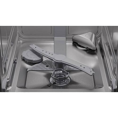 Посудомийна машина Bosch вбудована, 10компл., C, 45см, дисплей, 3й кошик, Zeolith, білий