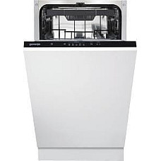 Посудомийна машина Gorenje вбудовувана, 11компл., A++, 45см, AquaStop, 3й кошик, білий