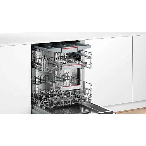 Посудомоечная машина Bosch встраиваемая, 14компл., A++, 60см, дисплей, 3й корзина, белая