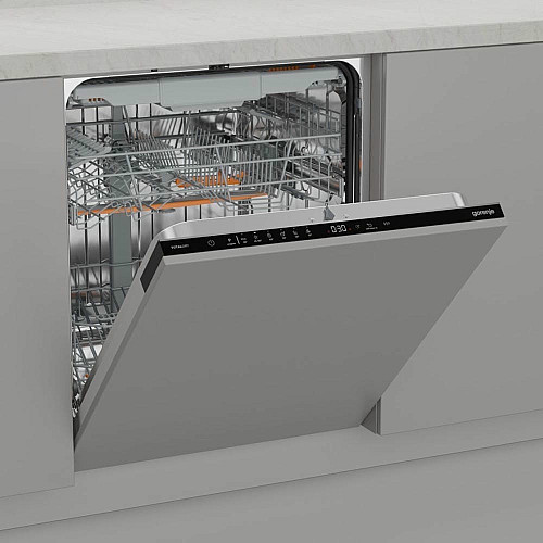 Посудомоечная машина Gorenje встраиваемая, 16компл., A++, 60см, AquaStop, автоматическое открывание, сенсорн.упр, 3и корзины, белый