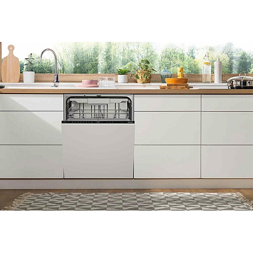 Посудомоечная машина Gorenje встраиваемая, 16компл., A+++, 60см, инвертор, Wi-Fi, AquaStop, сенсорн.упр, 3и корзины, белый
