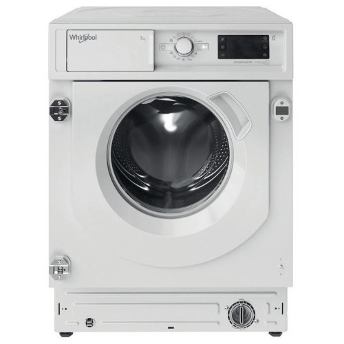 Пральна машина Whirlpool вбудована фронтальна, 7кг, 1400, D, 60см, дисплей, пара, білий