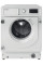 Пральна машина Whirlpool вбудована фронтальна, 7кг, 1400, D, 60см, дисплей, пара, білий