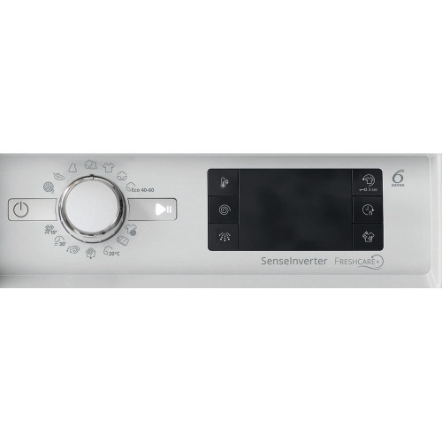 Пральна машина Whirlpool вбудована фронтальна, 7кг, 1400, D, 60см, дисплей, пара, білий