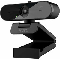 Вебкамера Trust Taxon ECO, 2K QHD, 30 fps, auto focus, OEM BOX, чорний