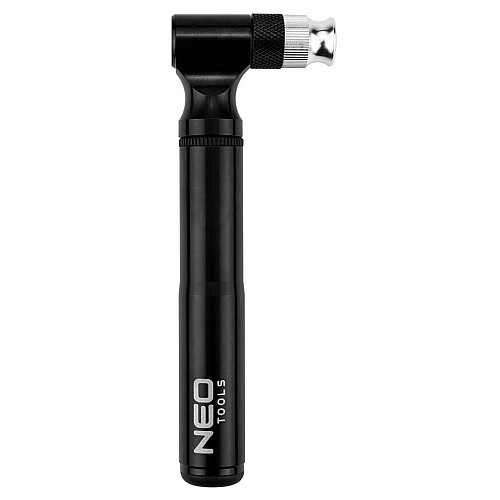 Насос велосипедный Neo Tools, с кронштейном для крепления к раме, 13.7см, 0.07кг.
