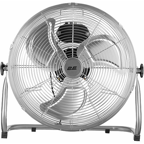 Напольный вентилятор 2E PowerWind 45C профессиональный, 45см, 100Вт, кнопки, двигатель медь 100%, серебряный