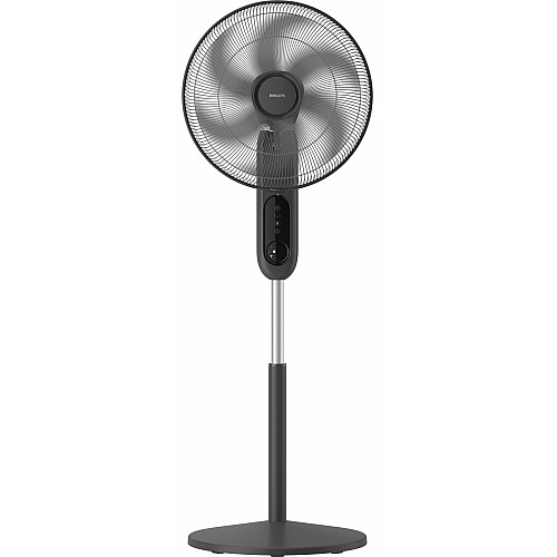 Вентилятор Philips напольный Series 1001, 45см, 47Вт, пульт ДУ, опора круглая, ароматерапия, черный