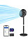 Вентилятор Philips напольный Series 3000, 40см, 48Вт, управление через смартфон, регулировка высоты, черный