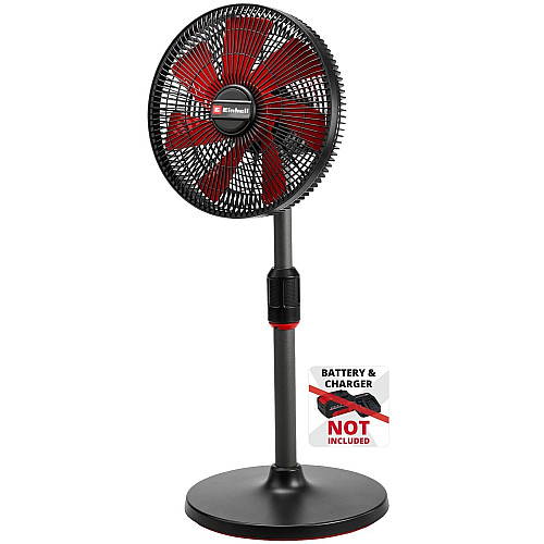 Вентилятор аккумуляторный Einhell GC-CF 18/320 Li - Solo, PXC, 18В, напольный, D320мм, 15км/ч, 3 режима, таймер, 3.4кг без АКБ и ЗП