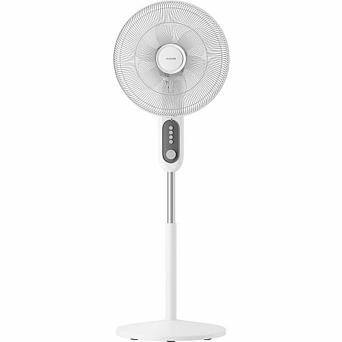 Вентилятор Philips підлоговий Series 1001, 45см, 47Вт, опора кругла, білий