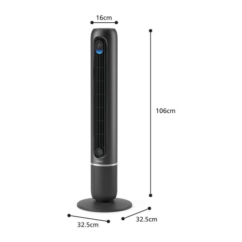 Вентилятор Philips колонний Series 7000, 30Вт, пульп ДУ, режим 