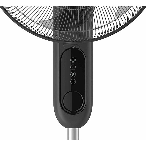Вентилятор Philips напольный Series 1001, 45см, 47Вт, пульт ДУ, опора круглая, ароматерапия, черный