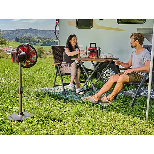 Вентилятор аккумуляторный Einhell GC-CF 18/320 Li - Solo, PXC, 18В, напольный, D320мм, 15км/ч, 3 режима, таймер, 3.4кг без АКБ и ЗП