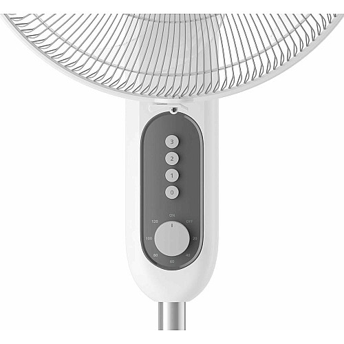 Вентилятор Philips підлоговий Series 1001, 45см, 47Вт, опора кругла, білий