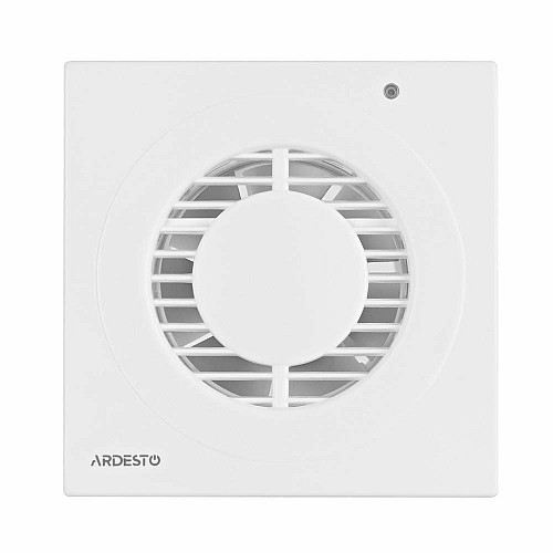 Вытяжной вентилятор ARDESTO 20 Вт, 150 м3/ч, 2300 об/мин, 35 дБ, белый