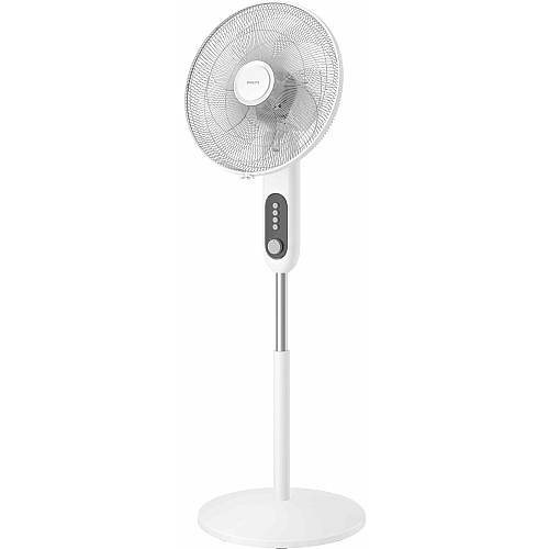 Вентилятор Philips підлоговий Series 1001, 45см, 47Вт, опора кругла, білий