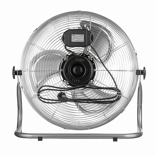 Напольный вентилятор 2E PowerWind 45C профессиональный, 45см, 100Вт, кнопки, двигатель медь 100%, серебряный