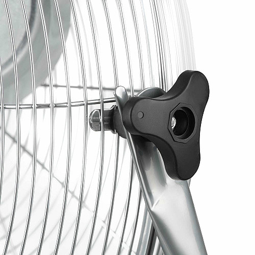 Напольный вентилятор 2E PowerWind 45C профессиональный, 45см, 100Вт, кнопки, двигатель медь 100%, серебряный