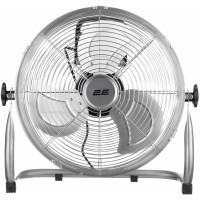 Напольный вентилятор 2E PowerWind 30C профессиональный, 30см, 60Вт, кнопки, двигатель медь 100%, серебряный