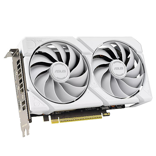 Вiдеокарта ASUS Radeon RX 9060 XT 16GB GDDR6 OC DUAL-RX9060XT-16G-WHITE білий