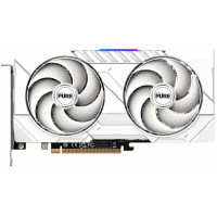Видеокарта SAPPHIRE Radeon RX 9060 XT 16GB GDDR6 PURE GAMING OC белый