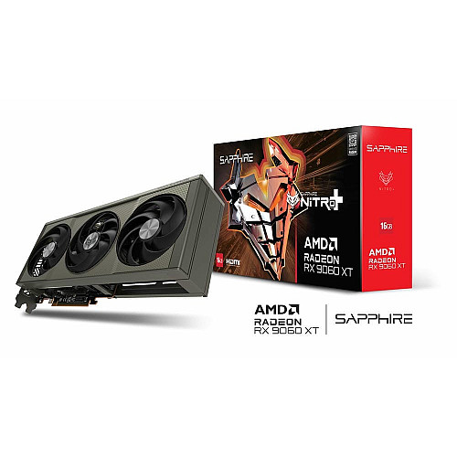 Відеокарта SAPPHIRE Radeon RX 9060 XT 16GB GDDR6 NITRO+ GAMING OC