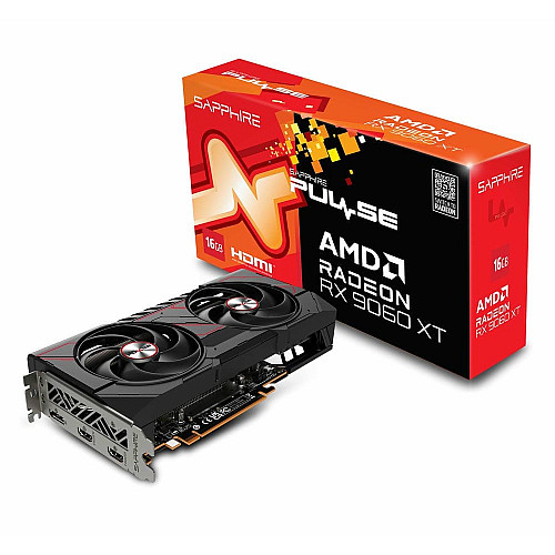 Видеокарта SAPPHIRE Radeon RX 9060 XT 16GB GDDR6 PULSE GAMING OC