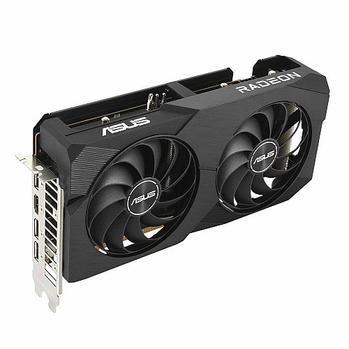 Видеокарта ASUS Radeon RX 7600 8GB GDDR6 DUAL OC EVO DUAL-RX7600-O8G-EVO