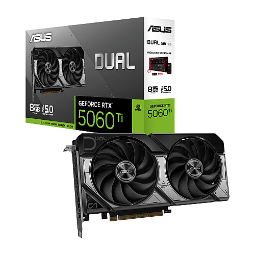 Видеокарта ASUS GeForce RTX 5060 Ti 8GB GDDR7 DUAL-RTX5060TI-8G