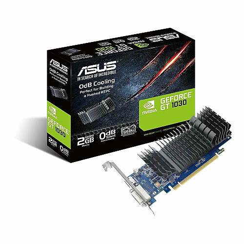 Видеокарта ASUS GeForce GT 1030 2GB GDDR5 low profile silent GT1030-SL-2G-BRK