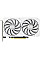 Вiдеокарта ASUS Radeon RX 9060 XT 16GB GDDR6 OC DUAL-RX9060XT-16G-WHITE білий