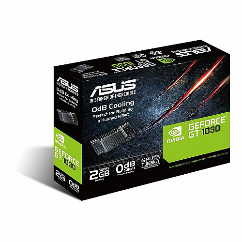 Видеокарта ASUS GeForce GT 1030 2GB GDDR5 low profile silent GT1030-SL-2G-BRK