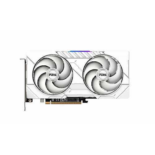 Видеокарта SAPPHIRE Radeon RX 9060 XT 16GB GDDR6 PURE GAMING OC белый