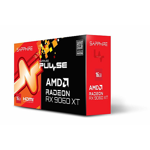 Видеокарта SAPPHIRE Radeon RX 9060 XT 16GB GDDR6 PULSE GAMING OC
